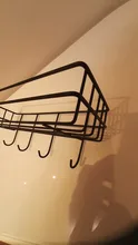 Suction-Basket-Organizer Storage-Rack Iron Punch-Free-Shelf Bathroom Kitchen Metal Home-Corner