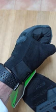 ROCKBROS-guantes de ciclismo a prueba de viento para otoño e invierno, guantes deportivos antigolpes transpirables con pantalla táctil SBR para bicicleta de montaña