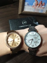 Diseño de libélula-Reloj de lujo para mujer, concha de perla, acero inoxidable, Japón, 2021