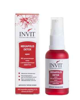 

Cream with antioxidant effect "megapolis detox"