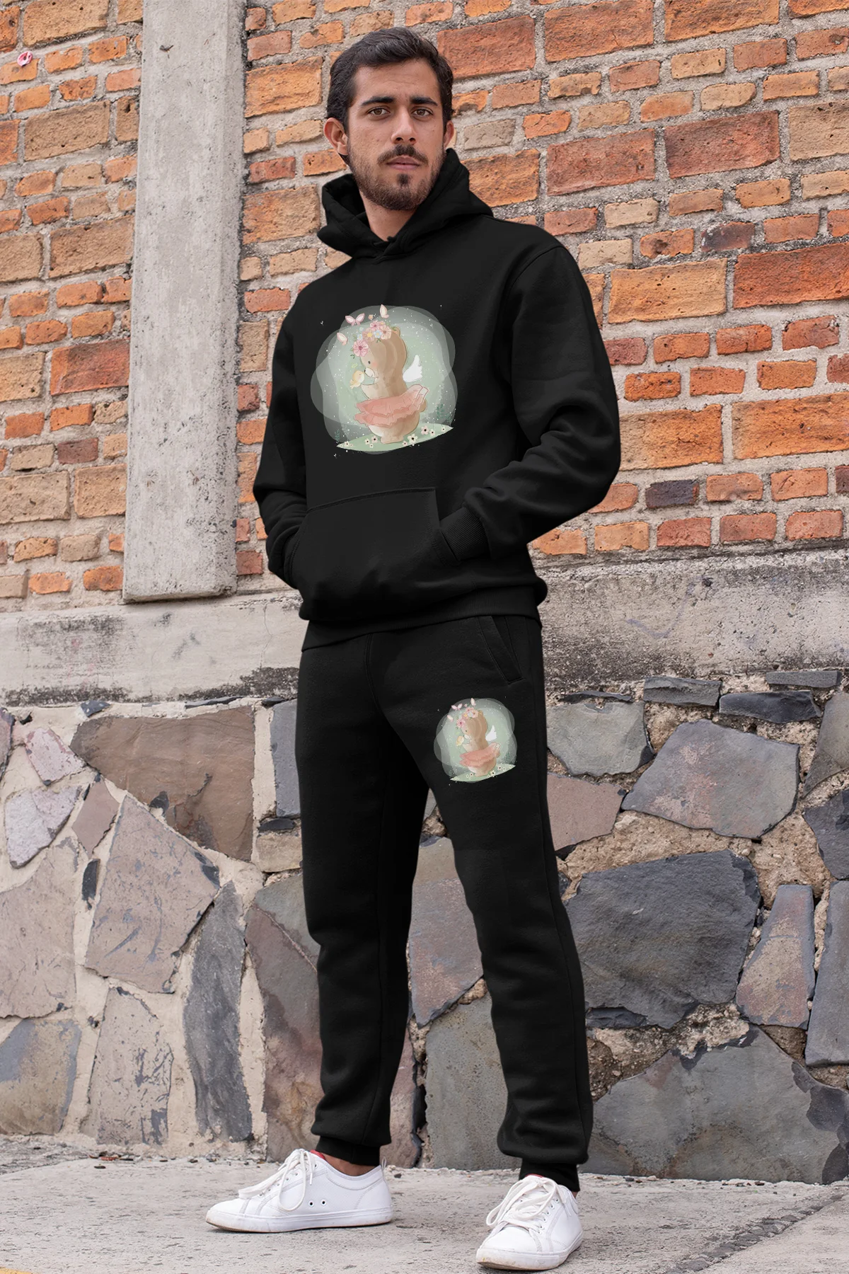 Mens teddy bear tracksuit Clearance