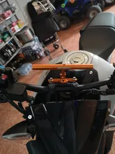 MOTOWOLF-soporte de montaje para motocicleta, soporte de teléfono de expansión para luz, manillar