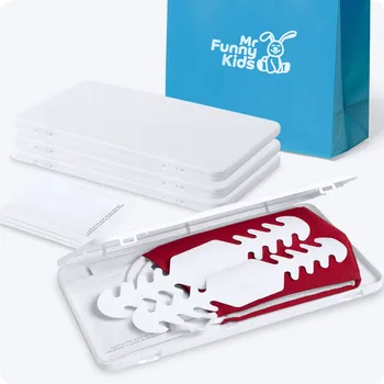 

MRFUNNYKIDS MegaPack of 3 cases box holder case for storing and storing masks-capacity up to 4 masks-in