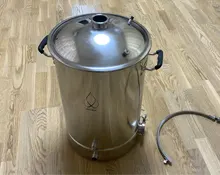 Pot Fermenter Distillation Boiler-Tank with Bell-Lid Sanitary-Steel SUS304 55L New