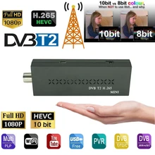 Haohsat DVB T2 Italy Tv Tuner T2mini Decoder Digitale Terrestre T2 Italia Tv Box Hevc 10Bit Wifi H265 Sdr Receiver