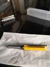 Plantilla de vástago de 8mm para carpintería, broca de enrutador, broca, fresa escariadora recta, recortadora de limpieza, cortador de espiga embellecedor empotrado, 1 ud.