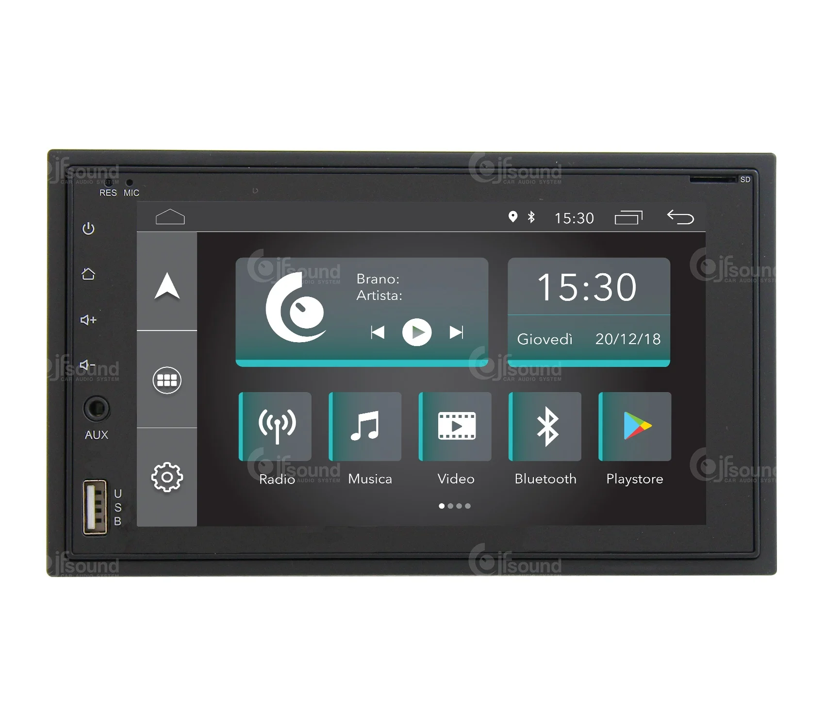 Универсальное автомобильное радио 2 din Android DAB Gps Bluetooth Wifi Usb Full Hd сенсорный дисплей 6