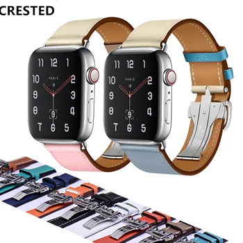 

Deployment Buckle Strap For apple watch band Apple Watch 5 4 3 44mm 40mm iwatch band 5 42mm 38mm correa watchband Bracelet belt