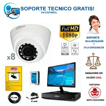 

Kit surveillance cameras for supermarkets up to 200 square meters