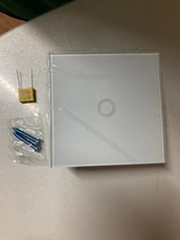 Wall-Light Glass-Panel Crystal Touch-Screen White Ac110-220v Standard Szaoju EU 1set