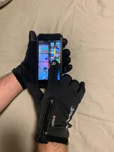 Guantes de esquí a prueba de frío para invierno, resistentes al agua, cálidos, para pantalla táctil, clima frío, a prueba de viento, antideslizantes