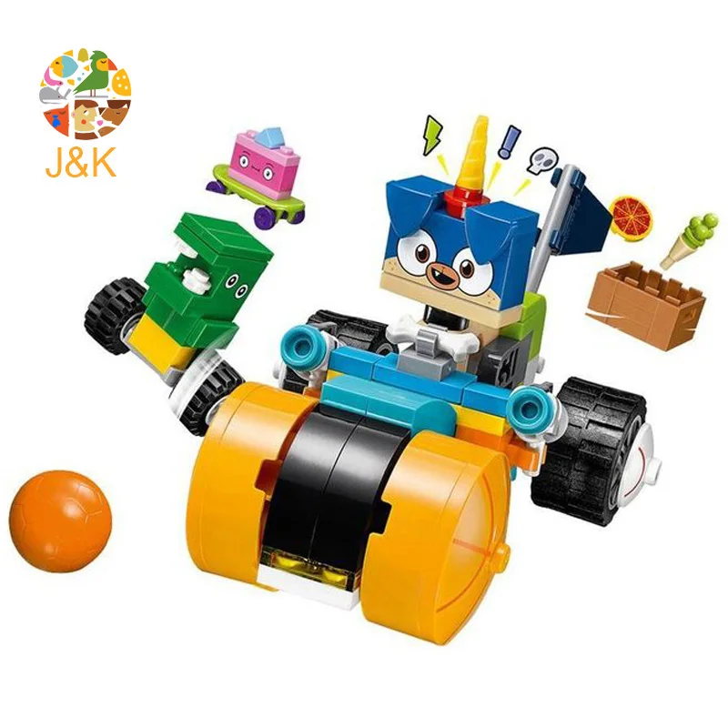 

41452 101pcs The unikitty cat prince puppycorn trike Model Building Block Brick Set Toys For Children 11016 Gift