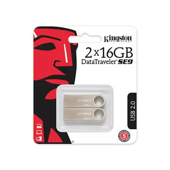 

Pack 2 Usb sticks 16Gb 2.0 Datatraveler Se9 Kingston computer Pendrive