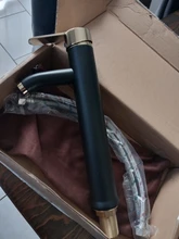 Basin Sink Faucet Mixers Mounted Deck Single-Hole-Tap Hot-Cold-Water-Tap Brass Bathroom