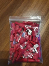 Cable-Plug Connectors Wiring Spade Electrical-Crimp-Terminal Female Insulated FDD 100pcs