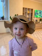 Sombrero de paja para niña y niño, gorra de paja ondulada decorada con cinta negra, Sombrero de Panamá, gorro de Sol para niño, sombreros de playa para bebé