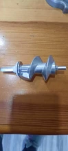 Tornillo de amoladora de carne, repuestos de barrena de 115mm, SS-989843 de tornillo de alimentación para Moulinex HV2 ME20 HV3 HV4 ME4 HV6 ME51 HV8, aparato de cocina