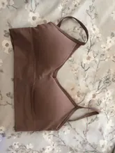 Yoga Fitness las mujeres las niñas deporte de algodón de moda de las mujeres Bra Tops transpirable deportes Yoga correr Sujetador Deportivo