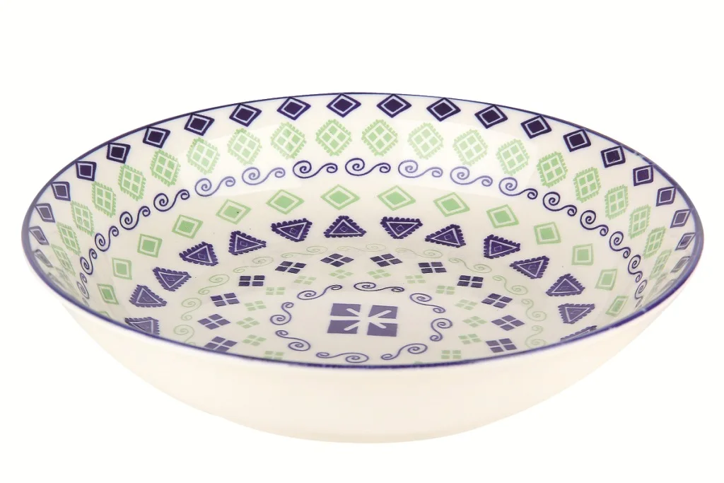 Plate deep 20 cm F. circle square wave hgp-w5467 | Дом и сад