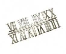 

23735 digits Roman 23mm (small), plastic, color. Silver
