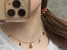 Gargantilla de mariposa de LATS para mujer, Collar llamativo con cadena de color dorado, mejores joyas brillantes para fiesta, novedad de 2020