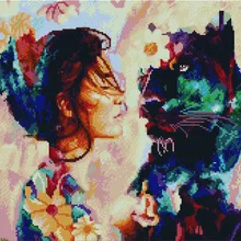 Алмазная мозаика APK 6014 Тонкая грань 40*50 Эксклюзив