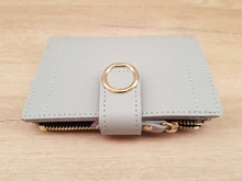 Las mujeres billeteras de cuero de la marca de moda bolso de las señoras de las mujeres bolso de la tarjeta para las mujeres 2020 de embrague de las mujeres mujer cartera billetera con Clip para billetes