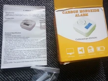 ANPWOO-Sensor LCD de monóxido de carbono, Detector Digital de humo, alarma de batería, alarma de seguridad