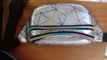 2019 riñoneras bolsas de cintura holográfica para mujer, riñonera de plata rosa, bolsa de cinturón para mujer, bolsa para teléfono con pecho láser y cintura geométrica negra los hombres