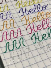 Juego de 8 colores de pluma con brillo, resaltador que cambia de Color, marcador de Flash, Gel, plumas de dibujo, álbum de recortes, diario, papelería, escuela