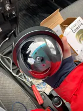 Cámara IP de vigilancia simulada para exteriores, luz intermitente LED, para interior, cúpula de seguridad negra, Monitor de cámara falsa para casa inteligente