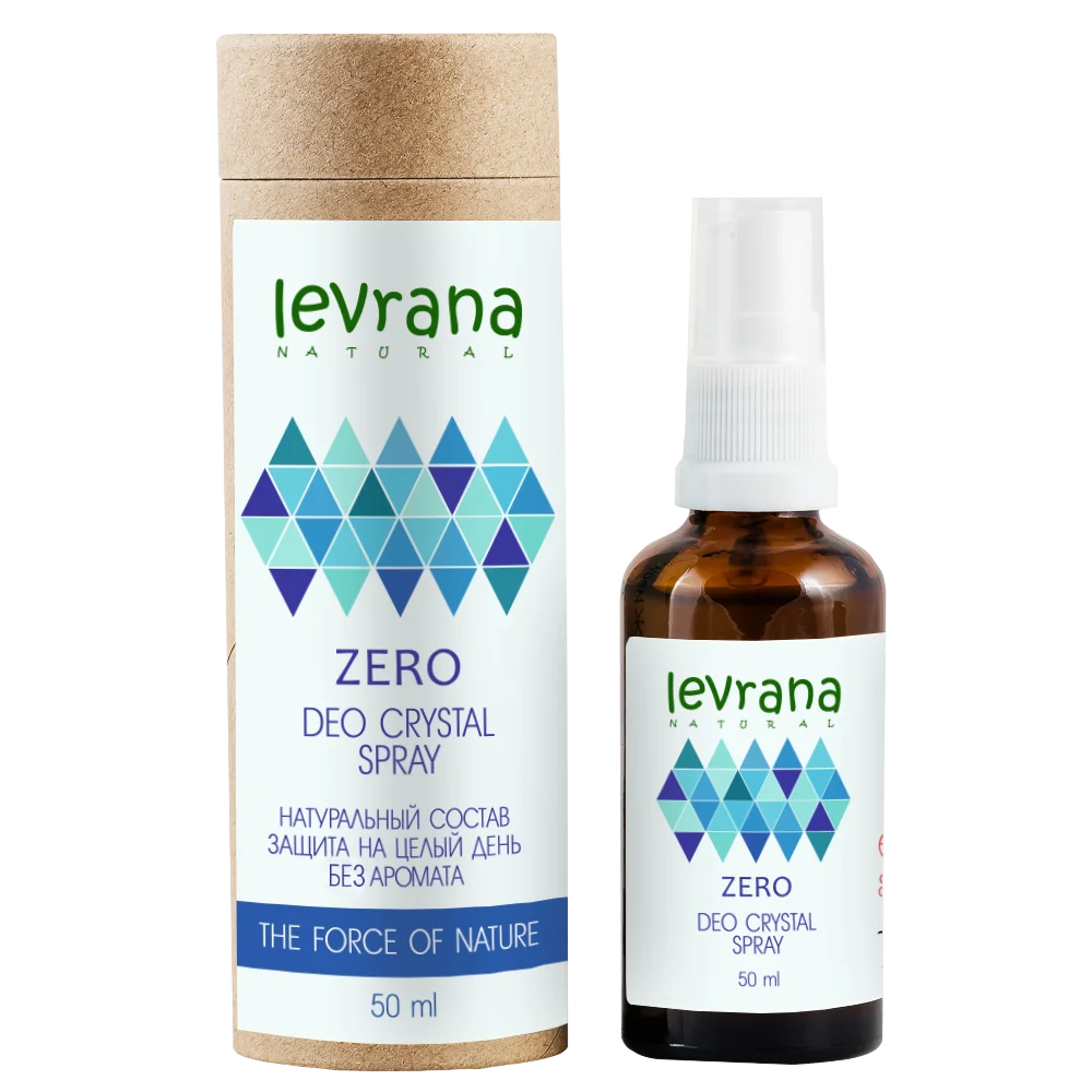 Косымика, натуральная косымика, Levrana, Леврана, Дезодорант, DEO07, Дезодорант "ZERO", без аромата, 50 мл