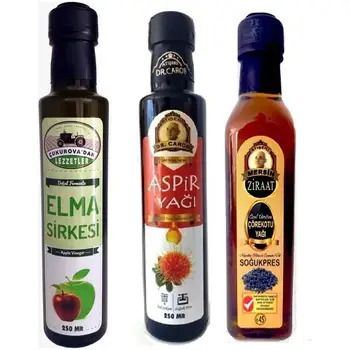 

Atışeri Mersin (250cc Apple Vinegar + 250cc Nigella Oil + 250cc Safflower Oil)
