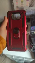 Funda de teléfono para Xiaomi Pocophone Poco X3, soporte de armadura a prueba de golpes, NFC, anillo de coche, para Mi Poco X3 Pro