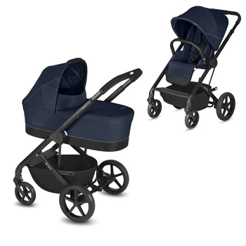 

Cybex stroller 2 in 1 Balios s denim blue with raincoat