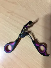 1PC negro-púrpura esmerilado con Clip para pestañas Curl ojo cosméticos maquillaje belleza falso rizador de pestañas Curling pinzas las herramientas