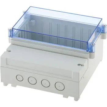 

DIN Rail PCB enclosure 185x213x104.5mm ABS/PC