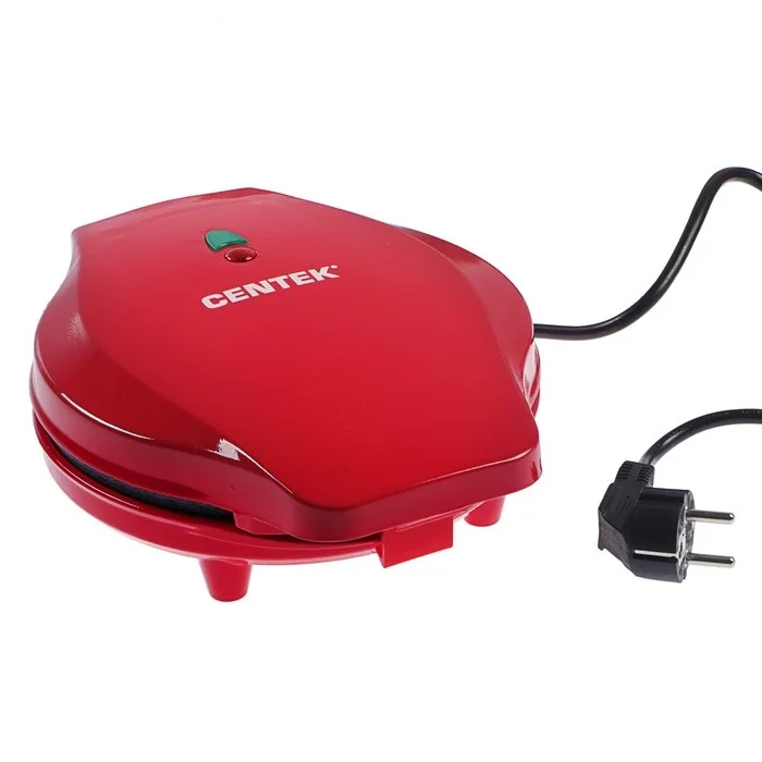 Вафельница Centek CT 1441 700 Вт тонкие вафли антипригарное покрытие красная|Вафельницы
