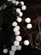 Bulb-String-Lights Globe Garland Cafe-Decoration Christmas Holiday IP65 Outdoor Waterproof