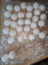 Huieson-pelotas de tenis de mesa 30 50 100, Material inglés, 3 estrellas, 40 + Pelotas de Ping Pong de plástico ABS, para entrenamiento de tenis de mesa