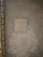 Minitiger-Interruptor de pared de lujo con Sensor táctil, interruptor estándar europeo y británico, de cristal gris claro, de 1/2/3 entradas y 1 vía CA 220