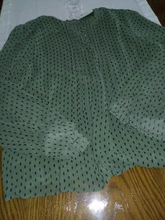 Pluse tamaño Blusa de gasa de manga larga de las mujeres Top con volantes señoras punto elegante camisas para mujer ropa Casual Blusas Mujer Blusas