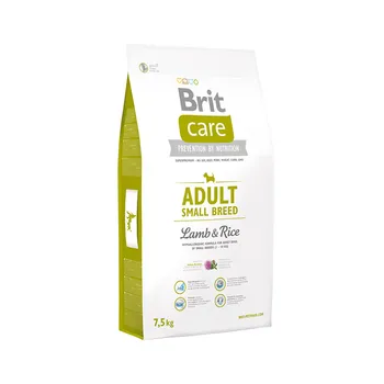 

Brit 7.5 kg care Adult Small breed adult dogs, lamb with rice, -1 pc
