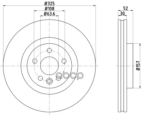 Диск Тормозной Land Rover Discovery Sport 2.2 D 4wd Textar арт. 92278603