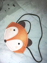 Lindo bebé niña niños de dibujos animados zorro pequeño bolsos con cadena de hombro niño niños Messenger bandolera bolso neceser de viaje