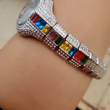 MISSFOX-reloj pequeño de 30mm para mujer, resistente al agua, de lujo, Ar, pulseras de Metal con diamantes de imitación Bu, relojes Chinos Baratos