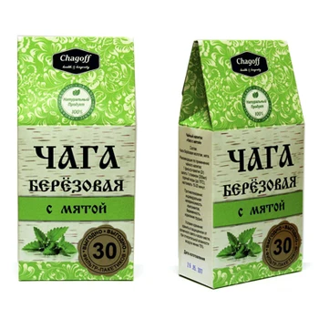 

Tea drink "chagoff" Chaga Birch with mint
