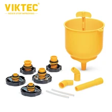 

VT18147 Radiator Coolant Filling Funnel Kit- Spill Proof Coolant Filling Plastic Funnel Kit with Adapter