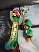 Juego salvaje turbulencia juego Anime figura de dibujos animados estrellas llavero de héroes de dibujos animados lindo llavero acrílico colección de acción juguetes Niño