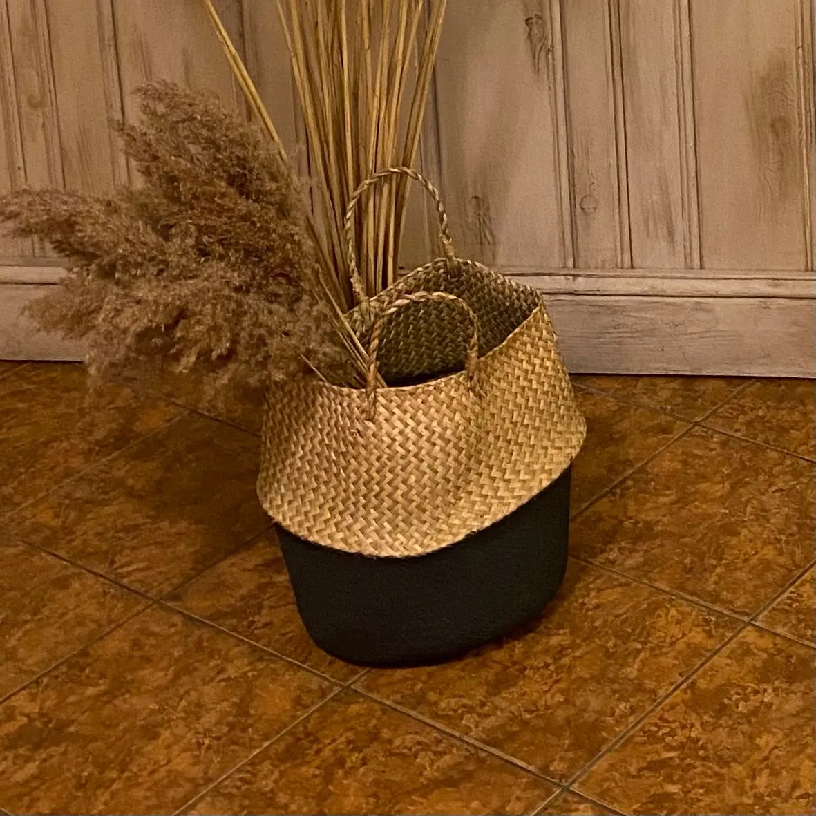 Natural Rattan Basket for Gardening photo review
